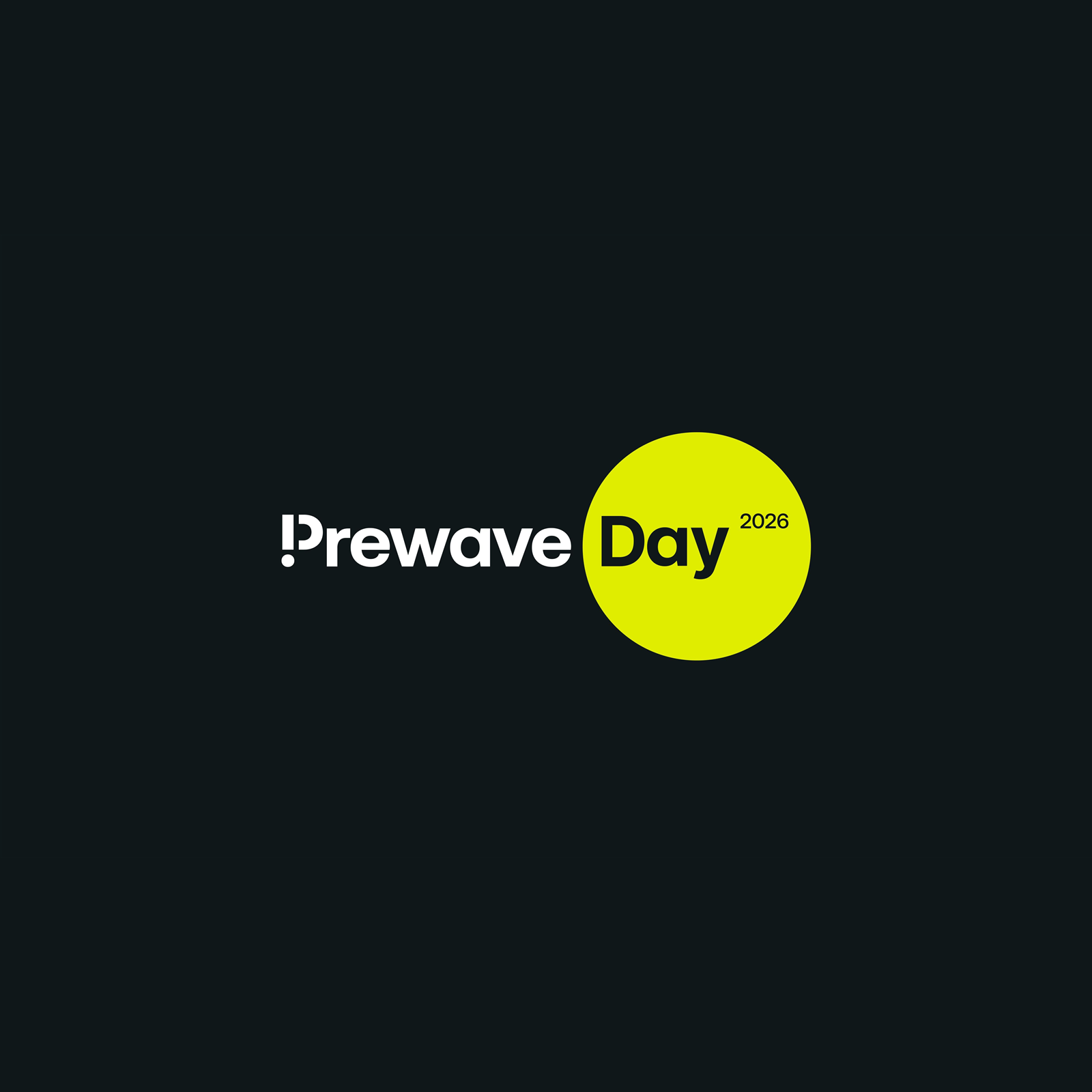 Prewave Day 2026 keyvisual
