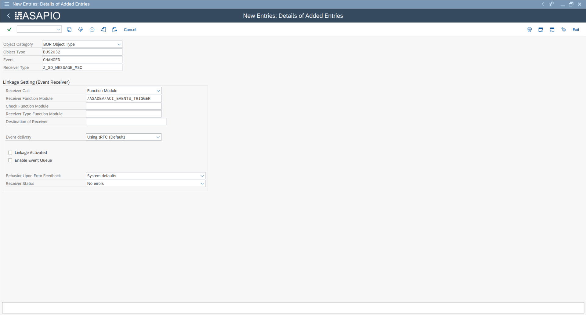 AWS configuration step 18
