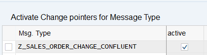 BD50 message type activation