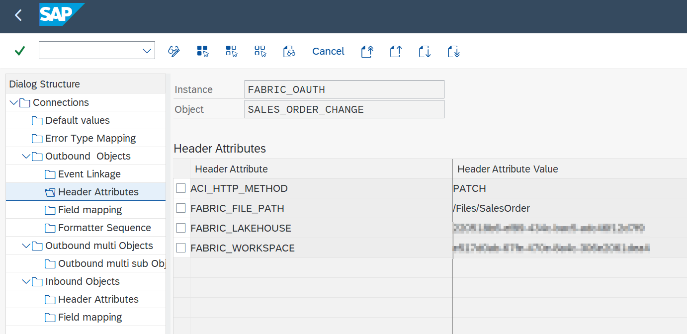 Predefined content catalog for Fabric