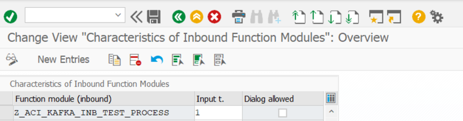 BD51 Characteristics of Inbound Function Modules