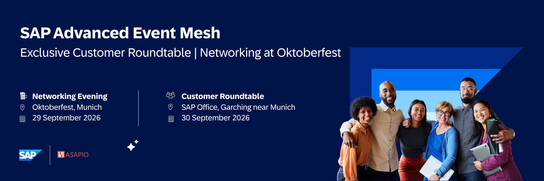 SAP Advanced Event Mesh Exclusive Customer Roundtable, Oktoberfest Edition, September 29-30 2026, Munich