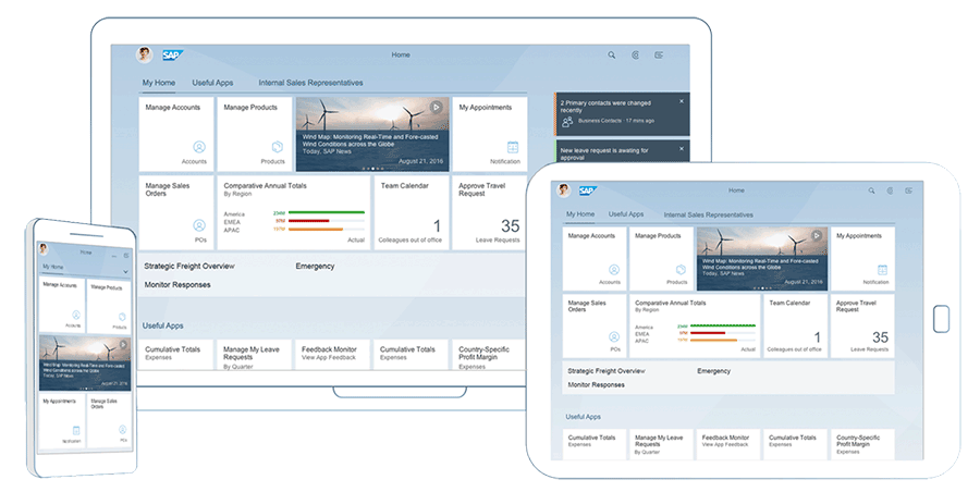 SAP Fiori development illustration