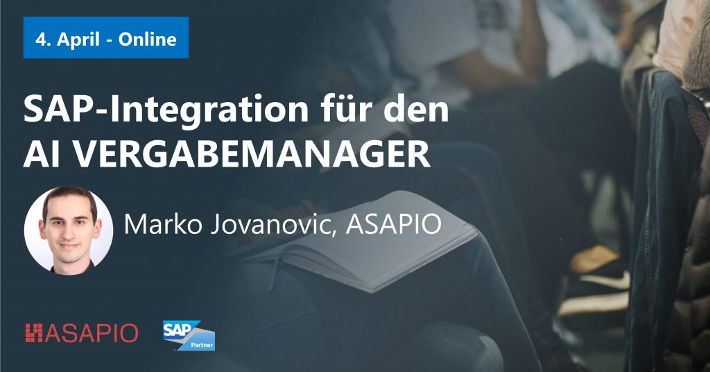 SAP-Integration für den AI VERGABEMANAGER