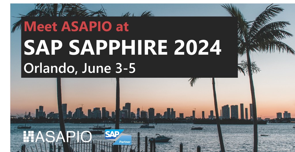 Connect with ASAPIO at SAP Sapphire 2024