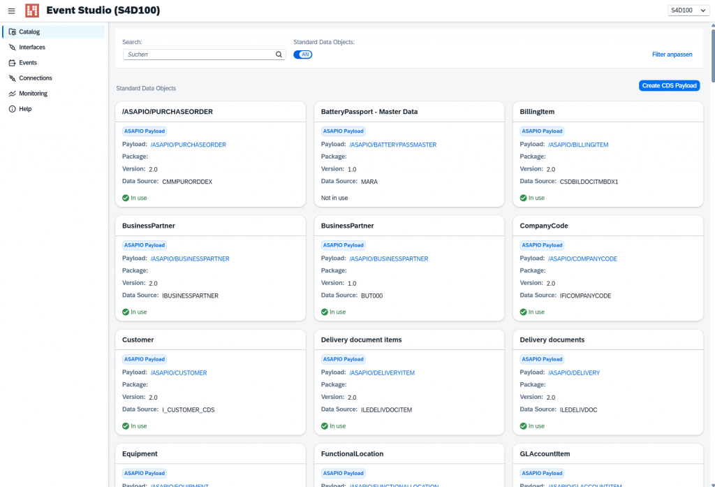 Event Studio - Data Catalog and more