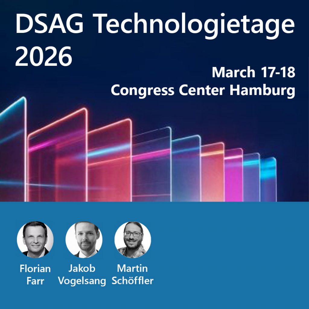 DSAG Technologietage 2026 – March 17-18
