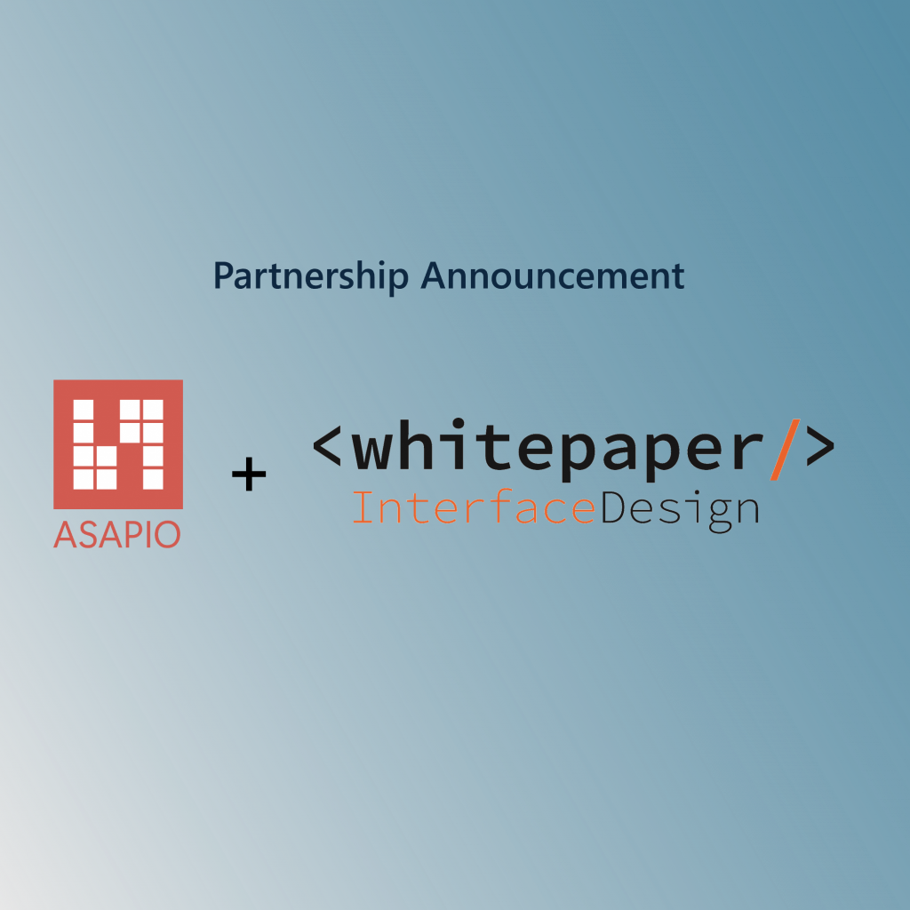 Partnership Announcement: ASAPIO × Whitepaper InterfaceDesign