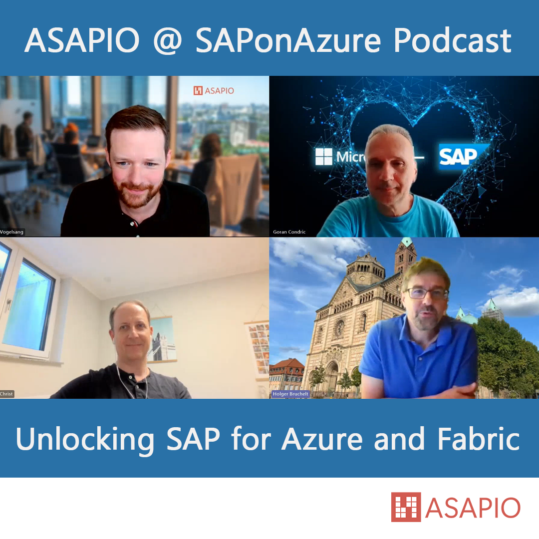 Banner for SAPonAzure Podcast with ASAPIO